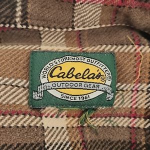Cabela's flannel shirt size large